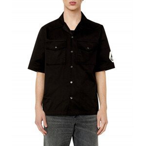 Košile diesel s-mac-b shirt černá 52