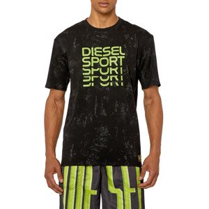 Tričko diesel amtee-duncan-ht16 t-shirt černá s