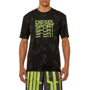 Tričko diesel amtee-duncan-ht16 t-shirt černá m