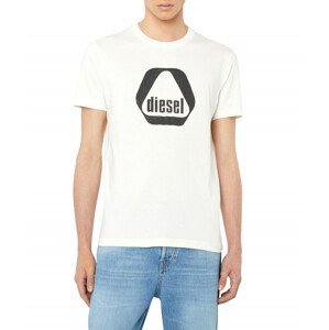 Tričko diesel t-diegor-g10 t-shirt bílá l