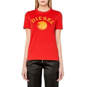 Tričko diesel t-reg-g7 t-shirt červená l