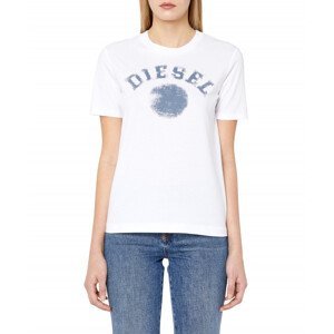 Tričko diesel t-reg-g7 t-shirt bílá xs