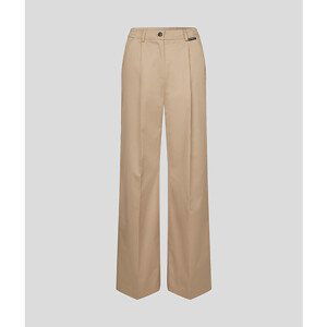 Kalhoty karl lagerfeld casual day pants hnědá 38