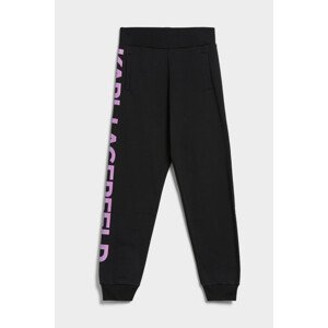 Tepláky karl lagerfeld big logo sweat pants černá s