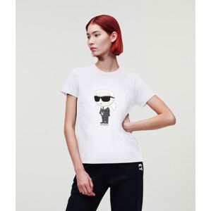 Tričko karl lagerfeld ikonik 2.0 karl t-shirt bílá s