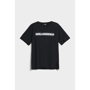 Tričko karl lagerfeld logo t-shirt černá l
