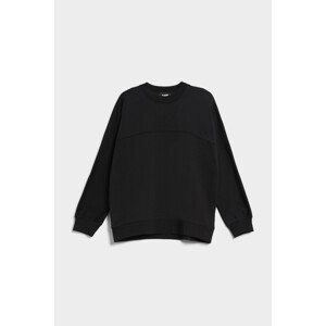 Mikina karl lagerfeld big logo sweatshirt černá m