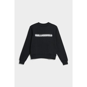 Mikina karl lagerfeld logo sweatshirt černá l