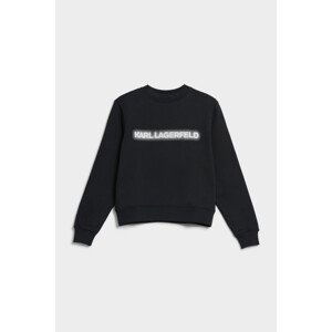 Mikina karl lagerfeld logo sweatshirt černá s