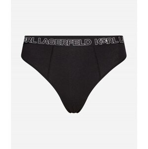 Spodní prádlo karl lagerfeld ikonik 2.0 high rise brief černá l