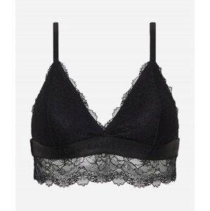 Spodní prádlo karl lagerfeld padded longline lace bra černá m