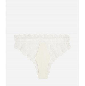 Spodní prádlo karl lagerfeld tailored lace bikini brief bílá l