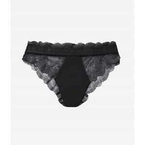 Spodní prádlo karl lagerfeld tailored lace bikini brief černá s