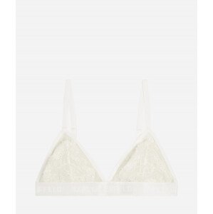 Spodní prádlo karl lagerfeld keyhole lace bralette bílá l