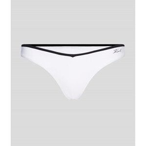 Plavky karl lagerfeld karl dna binding bottoms bílá l