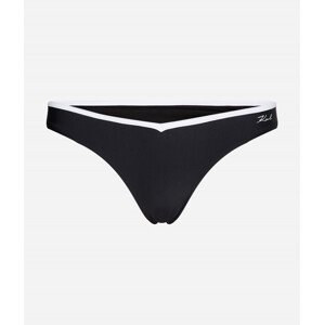 Plavky karl lagerfeld karl dna binding bottoms černá l