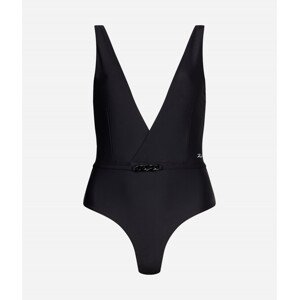 Plavky karl lagerfeld karl dna deep v swimsuit černá m