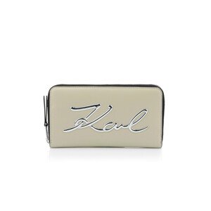 Peněženka karl lagerfeld k/signature soft cont wallet hnědá none