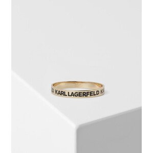 Náramek karl lagerfeld k/essential logo bracelet černá l