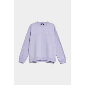 Mikina karl lagerfeld big logo sweatshirt fialová xs
