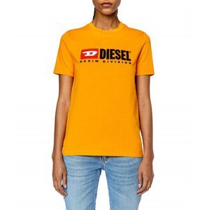 Tričko diesel t-reg-div t-shirt oranžová m