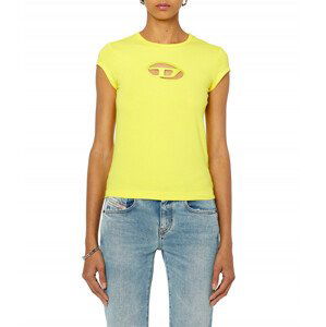 Tričko diesel t-angie t-shirt žlutá s