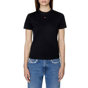 Tričko diesel t-reg-microdiv t-shirt černá xxs