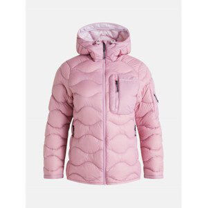 Bunda peak performance w helium utility down hood jacket růžová l