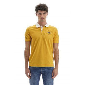 Polokošile la martina man polo s/s cotton piquet žlutá m