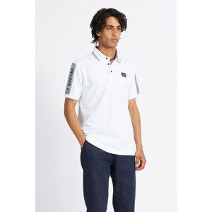 Polokošile la martina man polo s/s pima cotton pique bílá xxl