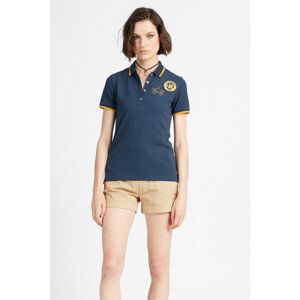 Polokošile la martina woman polo s/l piquet stretch modrá 1