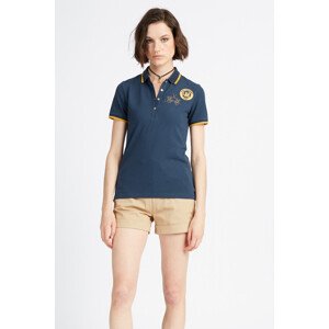 Polokošile la martina woman polo s/l piquet stretch modrá 2