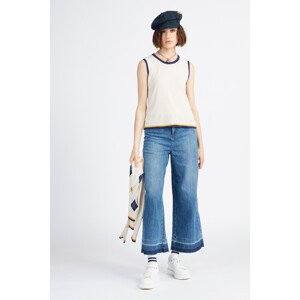 Džíny la martina woman wide leg denim spring de modrá 28