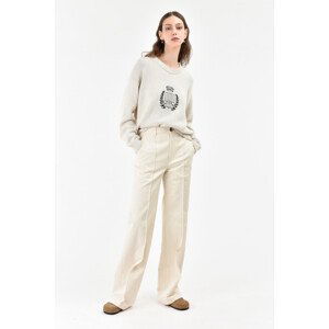 Kalhoty manuel ritz women`s trousers bílá 40