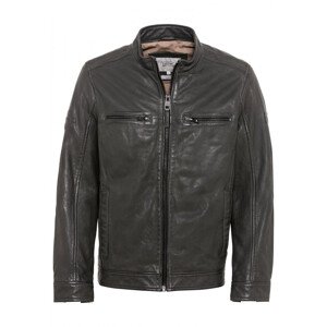 Bunda camel active leather blouson černá 54