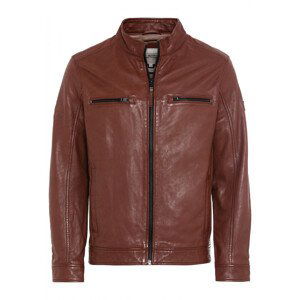 Bunda camel active leather blouson hnědá 50