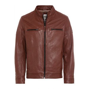 Bunda camel active leather blouson hnědá 52