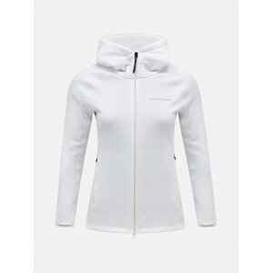 Mikina peak performance w chill light zip hood bílá xs