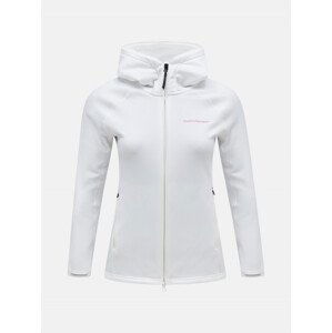 Mikina peak performance w chill light zip hood bílá s