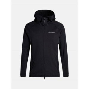 Mikina peak performance m chill light zip hood černá l