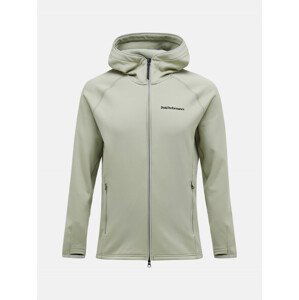 Mikina peak performance m chill light zip hood zelená m