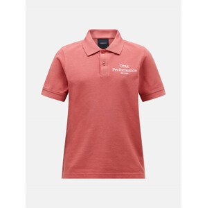 Polokošile peak performance jr original polo růžová 140