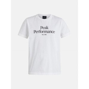 Tričko peak performance jr original tee bílá 170