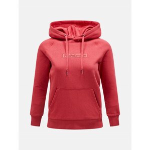 Mikina peak performance w ease hood červená l