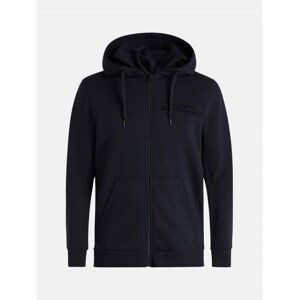 Mikina peak performance m ease zip hood černá m