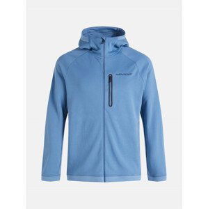 Mikina peak performance m light zip hood modrá xl