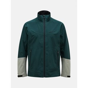 Bunda peak performance m 3-layer jacket zelená s