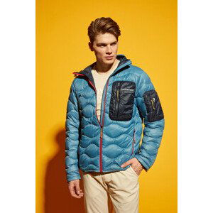 Bunda peak performance m helium utility down hood jacket modrá xxl