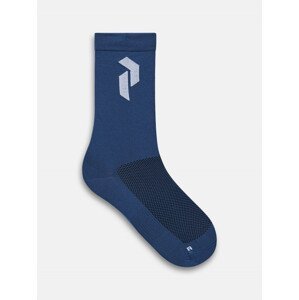 Ponožky peak performance crew sock modrá 35/37