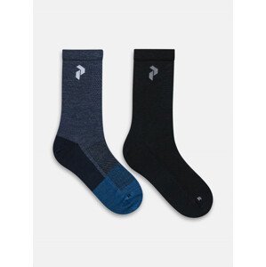 Ponožky 2-pack peak performance hiking sock 2-pack modrá 35/37